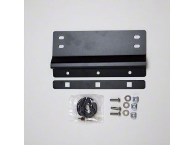 C4 Fabrication Summit Hatch Ladder Lower Mounting Bracket Kit; Black (10-24 4Runner)