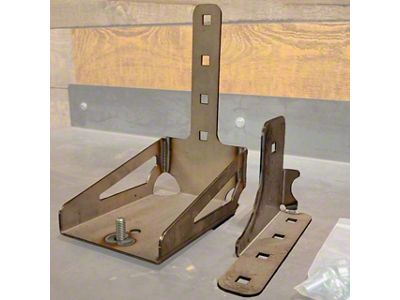 C4 Fabrication Vertical Hi-Lift Jack Bracket; Black (Universal; Some Adaptation May Be Required)