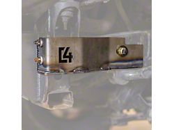 C4 Fabrication Front Bumper Frame Support Brackets; Black (16-23 Tacoma)