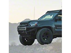 C4 Fabrication Hybrid Front Bumper with 30-Inch Light Bar Cutout; Standard Width; Black (12-15 Tacoma)