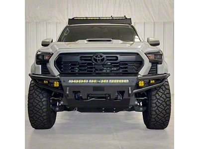 C4 Fabrication Hybrid Front Bumper with 30-Inch Light Bar Cutout; Black (24-26 Tacoma, Excluding TRD Pro & TRD Off-Road)