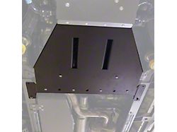 C4 Fabrication Rear Skid Plates; Black (24-26 Tacoma Hybrid w/ Automatic Transmission & w/o Sway Bar Disconnect)