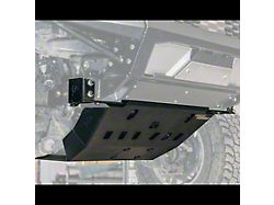 C4 Fabrication Rock Runner Front Skid Plate for Crossmember Delete; Black (16-23 Tacoma)