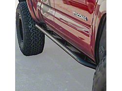 C4 Fabrication Rock Runner Sliders; Black (05-15 Tacoma Access Cab w/ 6-Foot Bed, Double Cab w/ 5-Foot Bed)