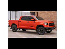 C4 Fabrication Hybrid Front Bumper with 30-Inch Light Bar Cutout; Standard Width; Black (14-21 Tundra w/ Parking Sensors)