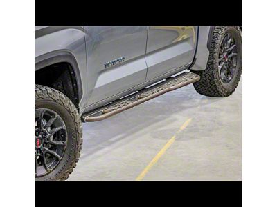 C4 Fabrication Rock Sliders; Black (22-26 Tundra CrewMax w/ 5-1/2-Foot Bed)