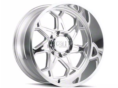 Cali Off-Road Sevenfold Polished Milled 6-Lug Wheel; 22x12; -51mm Offset (04-15 Titan)