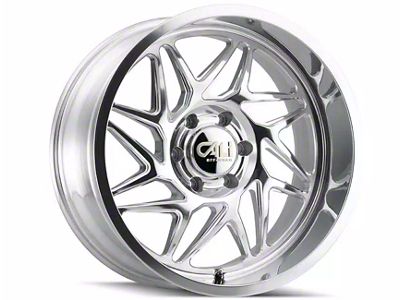 Cali Off-Road Gemini Polished Milled 6-Lug Wheel; 22x12; -51mm Offset (24-25 Tacoma)