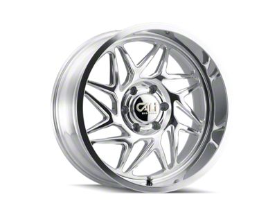 Cali Off-Road Gemini Polished Wheel; 20x10; -25mm Offset (18-25 Jeep Wrangler JL)