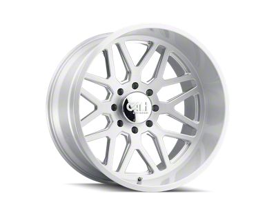 Cali Off-Road Invader Brushed Milled 6-Lug Wheel; 20x10; -25mm Offset (22-25 Tundra)