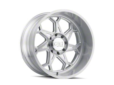 Cali Off-Road Sevenfold Brushed Milled 6-Lug Wheel; 20x10; -25mm Offset (22-25 Tundra)