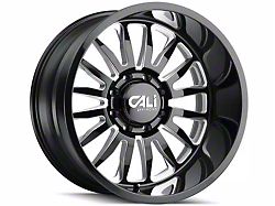 Cali Off-Road Summit Gloss Black Milled 6-Lug Wheel; 20x9; -12mm Offset (22-25 Tundra)
