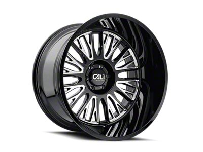 Cali Off-Road Vertex Gloss Black Milled 6-Lug Wheel; 26x14; -76mm Offset (22-25 Tundra)
