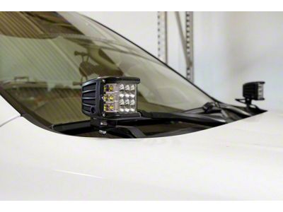 Cali Raised LED 27W Side Shooter LED Lights with Ditch Mounting Brackets (03-09 4Runner)