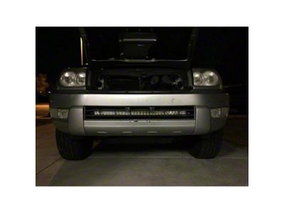 32-Inch LED Light Bar with Hidden Bumper Mounting Brackets; Spot Beam (03-09 4Runner)