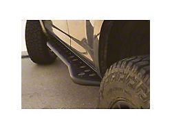 Step Edition Bolt On Rock Sliders with Kickout; Textured Black (03-09 4Runner)