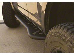 Step Edition Bolt On Rock Sliders with Kickout and Raw Filler Plate; Raw (03-09 4Runner)