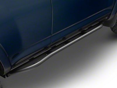 Cali Raised LED Trail Edition 20 Degree Bolt On Rock Sliders with Kickout; Textured Black (10-24 4Runner)