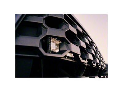 Cali Raised LED 32-Inch Dual Row LED Light Bar with Hidden Grille Mounting Brackets and Tall Blue Backlight Switch; Combo Beam (16-23 Tacoma)