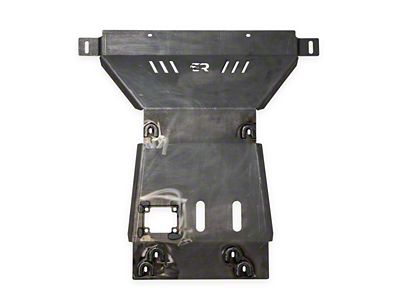 Cali Raised LED Aluminum Front Skid Plate; Raw (24-25 Tacoma)
