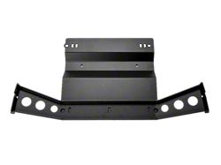 Aluminum Transfer Case Skid Plate; Black (16-23 Tacoma)