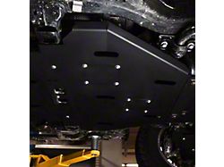 Aluminum Transmission Skid Plate; Raw (24-26 Tacoma Hybrid)
