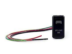 Cali Raised LED OEM Style LED Light Bar Switch; Amber (05-23 Tacoma)