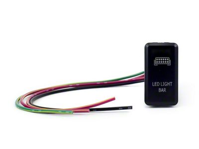 Cali Raised LED OEM Style LED Light Bar Switch; Amber (05-23 Tacoma)