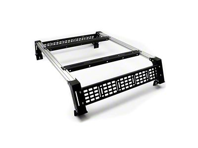 Cali Raised LED Overland Bed Rack System; Low Profile (24-25 Tacoma)