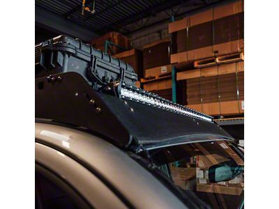 Sherpa Roof Rack Amber LED Light Bar Kit with Blue Backlight and Square OEM Style Switch (05-23 Tacoma)