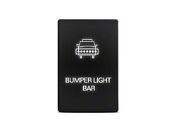Small Style Bumper Light Bar Switch; Blue (05-23 Tacoma)