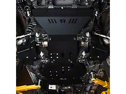Steel Complete Skid Plate Set; Black (24-26 Tacoma Hybrid)