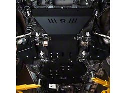 Steel Complete Skid Plate Set; Raw (24-26 Tacoma Hybrid)