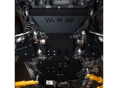 Steel Complete Skid Plate Set; Raw (24-26 Tacoma, Excluding Hybrid)