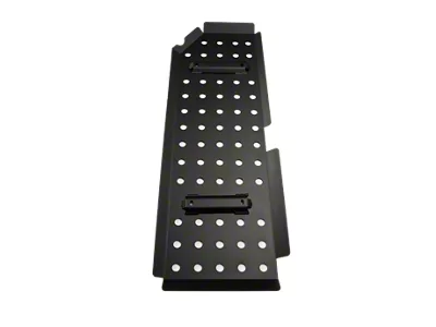 Cali Raised LED Steel Fuel Tank Skid Plate; Raw (05-23 Tacoma)