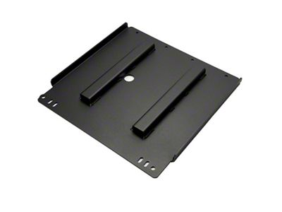 Cali Raised LED Steel Transmission Skid Plate; Raw (05-23 4WD Tacoma)
