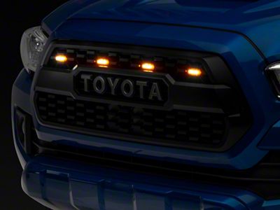Cali Raised LED Raptor Style Lights for Aftermarket TRD Pro Grilles (16-23 Tacoma)