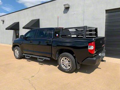 Cali Raised LED Overland Bed Rack System; Low Profile (14-25 Tundra w/ 6-1/2-Foot Bed)