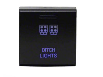 Cali Raised LED Toyota OEM Square Style Switch; Ditch Lights (22-25 Tundra)
