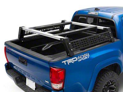 Cali Raised LED Overland Bed Rack System; Mid Height (05-23 Tacoma)