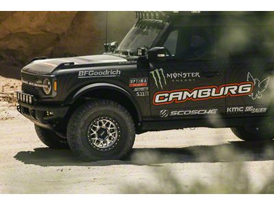Camburg 4-Inch Front / 3-Inch Rear Performance Series Suspension Lift Kit with FOX 3.0 DSC Coil-Overs (21-25 Bronco 4-Door w/o Sasquatch Package, Excluding Raptor)