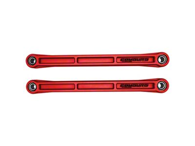 Camburg KINETIK Series Billet Rear Trailing Arm Kit; Red (21-25 Bronco, Excluding Raptor)