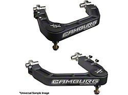 Camburg KINETIK Series V2 Performance Billet Uniball Front Upper Control Arms; Grey (24-26 Tacoma)