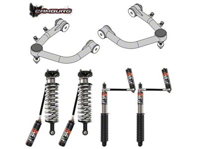 Camburg 1 to 3-Inch Performance Series Suspension Lift Kit with FOX 2.5 Elite DSC Coil-Overs and Shocks (22-25 Tundra w/o AVS System)