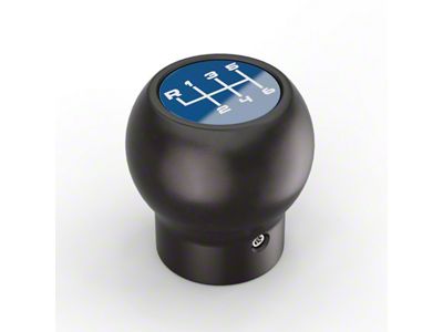 Campsite Carbon Manual 6-Speed Shift Knob; Dark Blue (20-25 Jeep Gladiator JT)