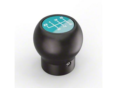 Campsite Carbon Manual 6-Speed Shift Knob; Light Blue (20-25 Jeep Gladiator JT)