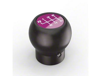 Campsite Carbon Manual 6-Speed Shift Knob; Purple (20-25 Jeep Gladiator JT)