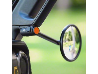 Campsite Carbon TrailView Doors-Off Mirrors; Orange (24-25 Jeep Gladiator JT)