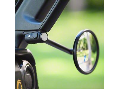 Campsite Carbon TrailView Doors-Off Mirrors; Silver (20-23 Jeep Gladiator JT)