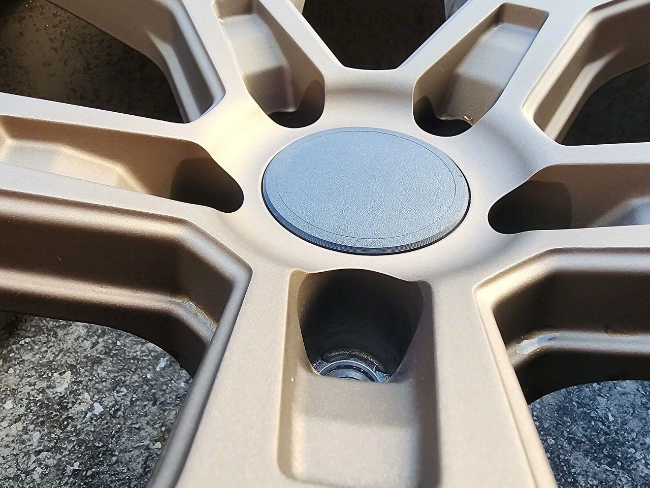 Campsite Carbon Jeep Wrangler Low Profile Rocktrix Center Cap; Flat CC1200037 (Fits RockTrix